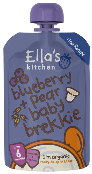 BIO Snídaně borůvka a hruška 100 g Ella's Kitchen