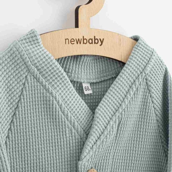 Kojenecký kabátek na knoflíky New Baby Luxury clothing Oliver šedý