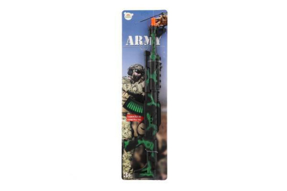 Samopal jiskřící ARMY na setrvačník 62 cm