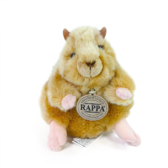Plyšový křeček zlatý 16 cm ECO-FRIENDLY Rappa
