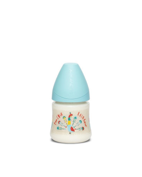 Láhev kulatá savička latex 150 ml 0m+ SUAVINEX