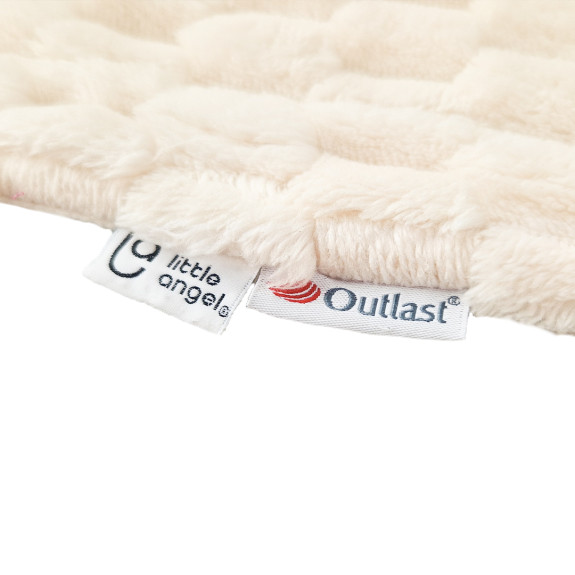 Deka dvojitá bublinky Mazlík 70 x 100 cm Outlast® - Smetanová/bílá káva