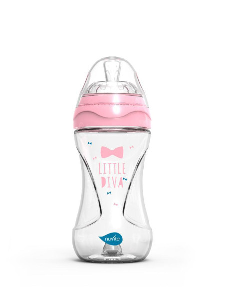 Skleněná lahvička Nuvita 240 ml 
