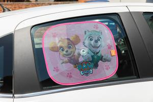 Sluneční clona na boční okno Paw Patrol girl 2 ks
