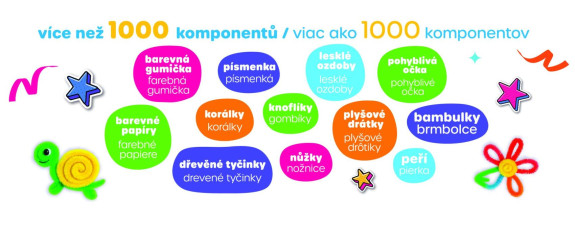 Tvořivá sada created v plastovém boxu