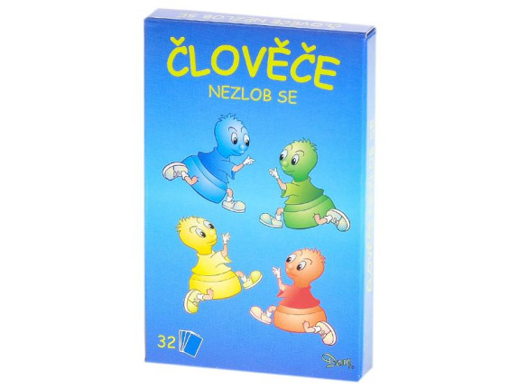 Karty Člověče nezlob se v krabičce