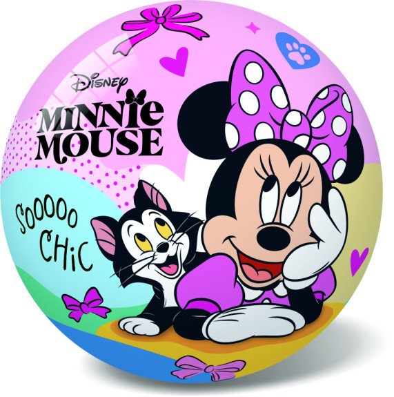 Míč Minnie gumový - nenafouknutý 23 cm