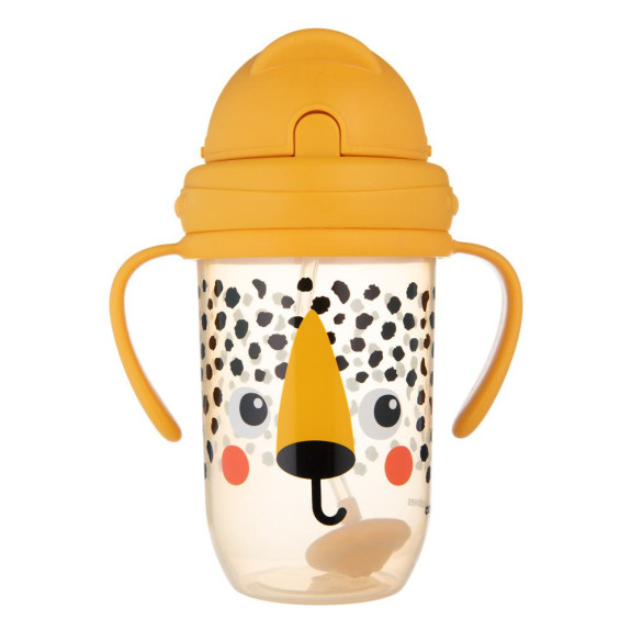 Hrneček nevylévací se slámkou a závažím BabiesBoo 270 ml Gepard Canpol babies