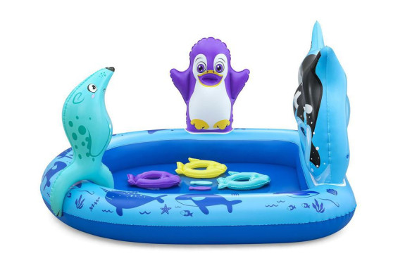 Nafukovací hrací centrum Polar Pals, 1,34 m x 1,31 m x73 cm