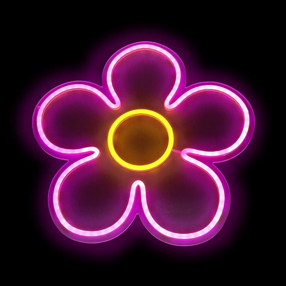 Led Neon Light lampička Květ 2Kids Toys