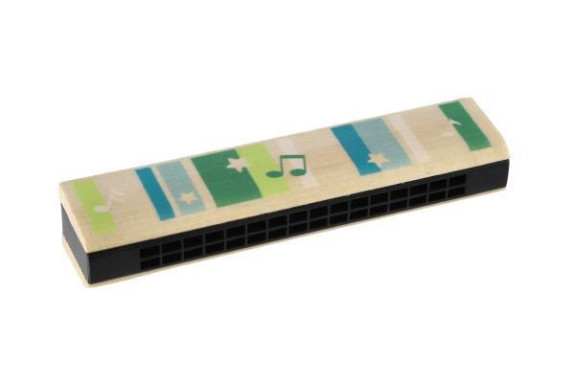 Harmonika dřevěná 13 cm