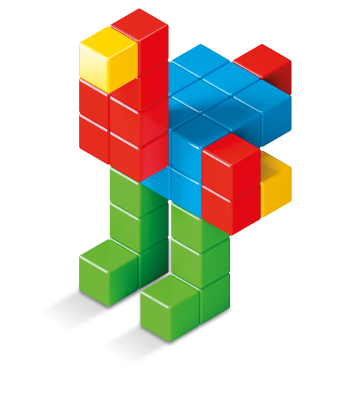 Geomag Magicube Full Color 64 dílků