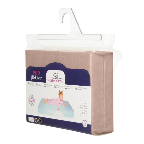 Prostěradlo Jersey s gumou 60 x 120 cm BabyMatex