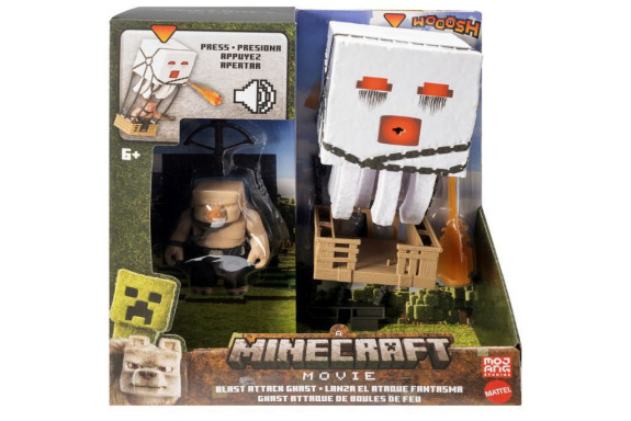 Minecraft movie akční figurka blast attack ghast 25 cm