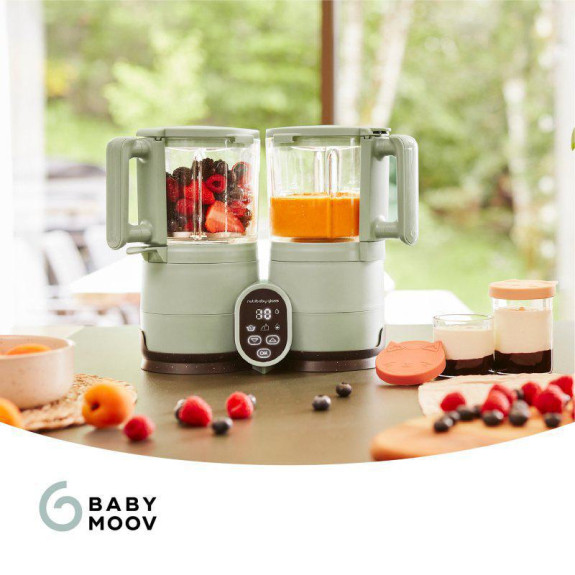 Multifunkční přístroj Nutribaby Glass Celadon Green Babymoov