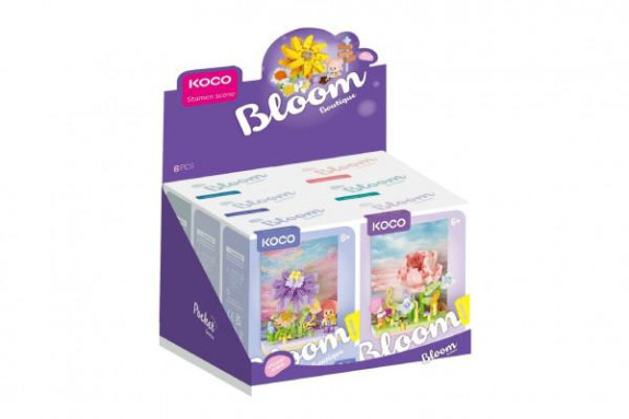 Stavebnice mini Květinová scenérie Koco