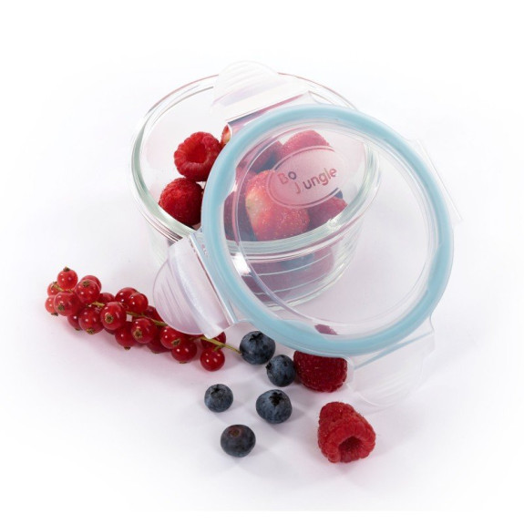Skleněné misky s víčky B-Glass Bowls 280 ml Bo Jungle