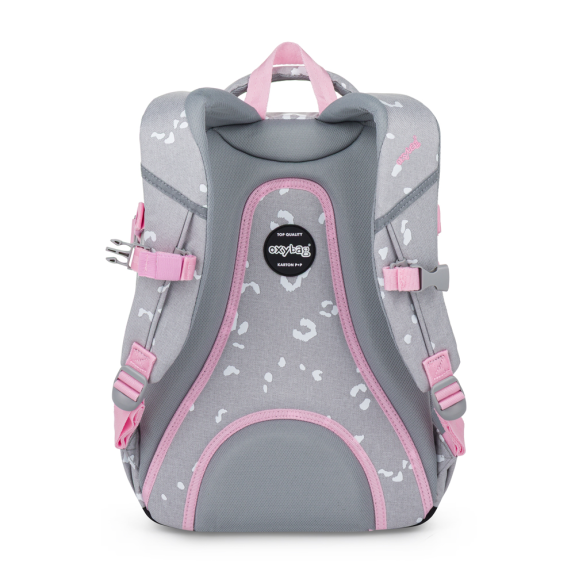 Studentský batoh Oxy Scooler Grey geometric OxyBag
