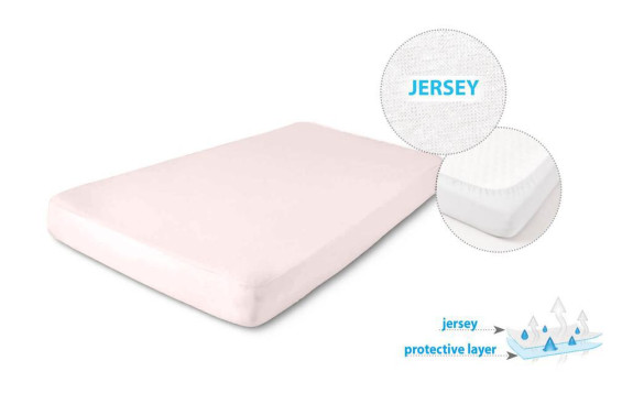 Nepromokavé prostěradlo jersey 70 x 140 cm Babymatex