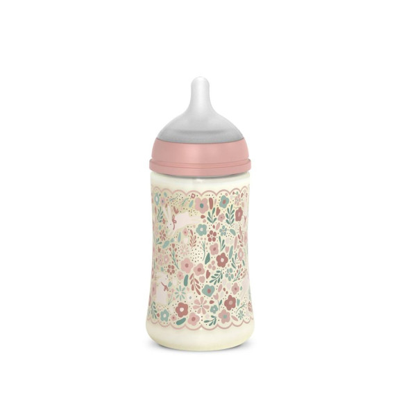 Kojenecká láhev Wonderland New 270 ml Fyziol průtok M Suavinex