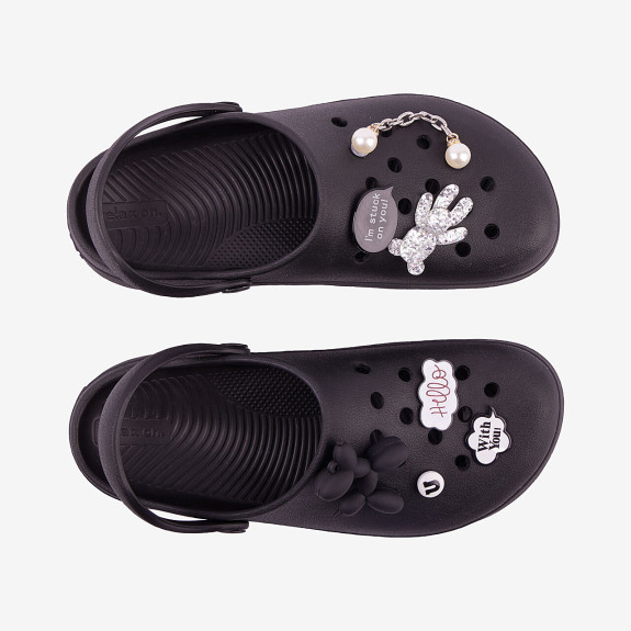 Amulety - ozdoby na boty Amuletz Hello Dog mix Coqui