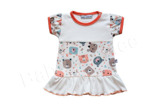 Šatičky krátky rukáv Medvídek Baby Service