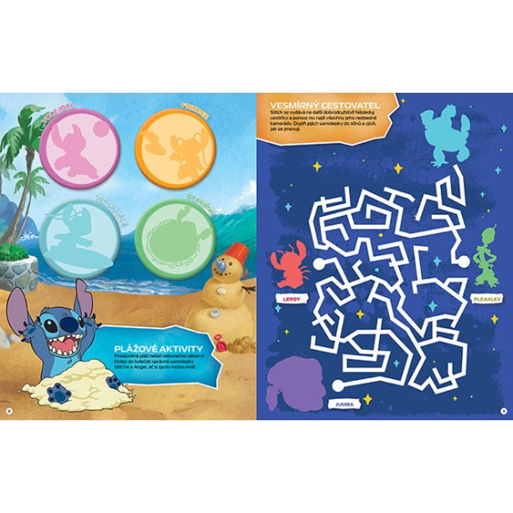 Zábava se samolepkami Lilo & Stitch