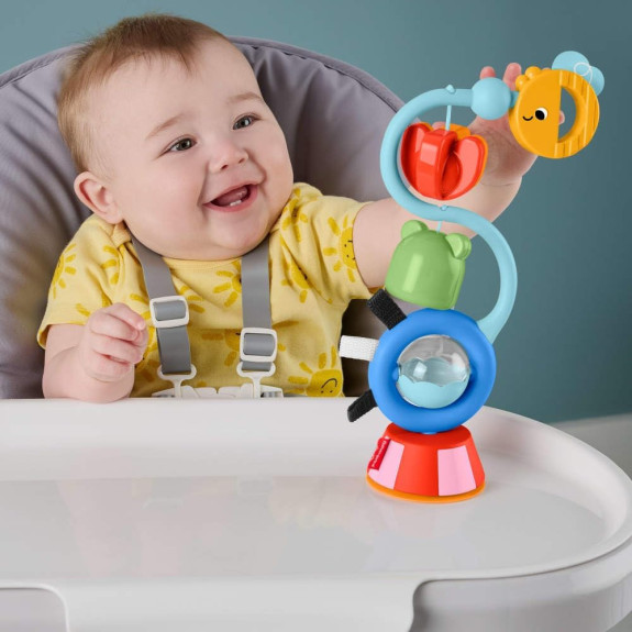 Senzorická hračka na jídelní židličku Fisher Price