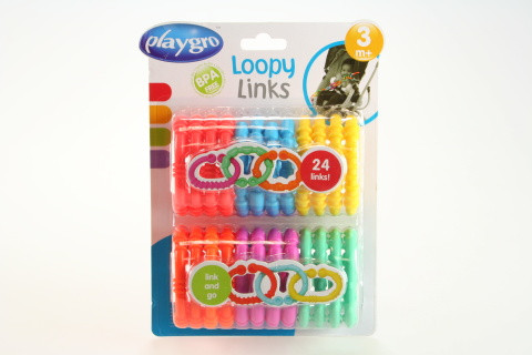 Hrací spojovací kroužky - řetěz "My first" Playgro 0m+
