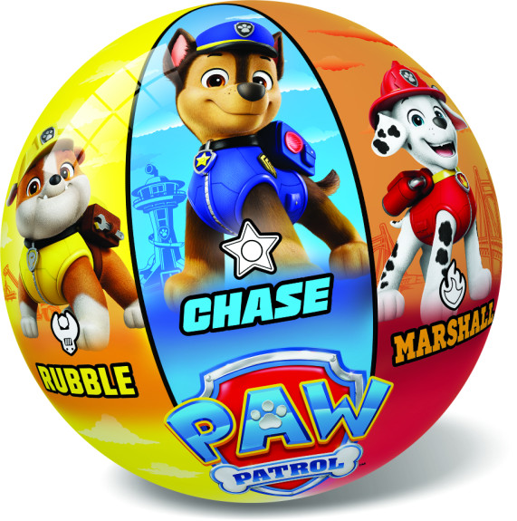 Míč Paw Patrol gumový - nenafouknutý 23 cm