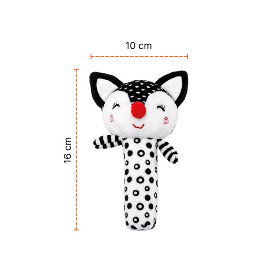 Senzorická pískací hračka Fox Zopa