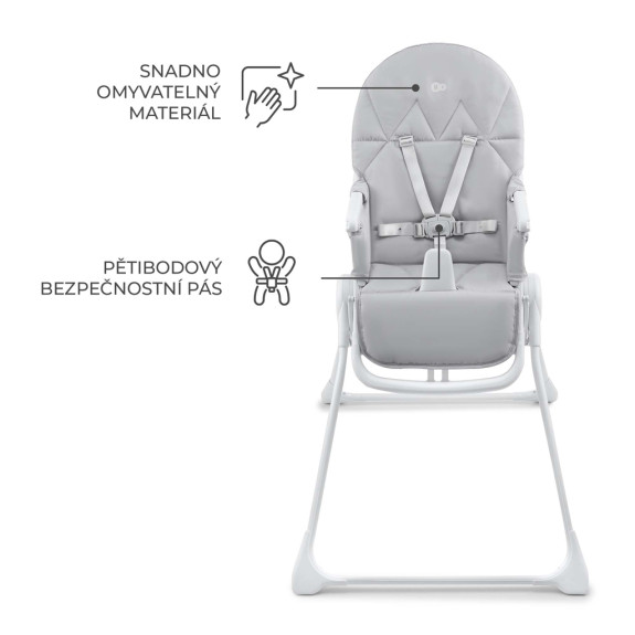 Židlička jídelní Binci Kinderkraft