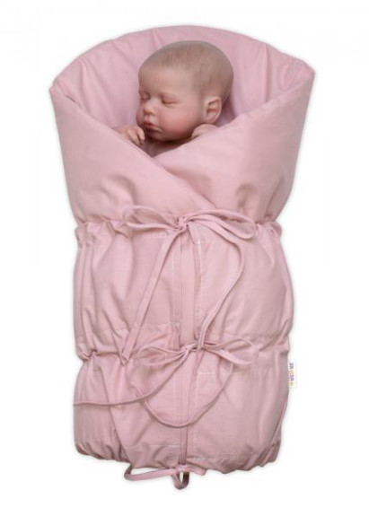 Klasická retro zavinovačka Nature šněrovací s výplní 70 x 77 cm Baby Nellys