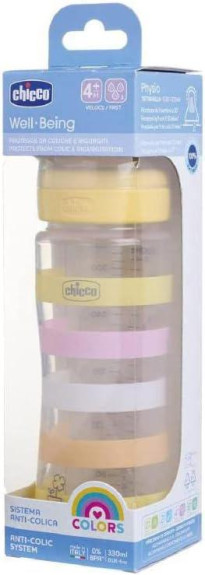 Láhev kojenecká Well-being silikon 330 ml Chicco