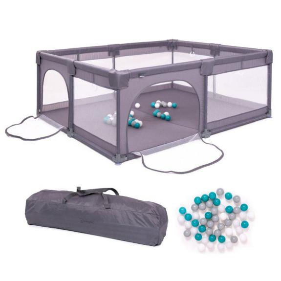 Ohrádka Playpark Grey BabyGo