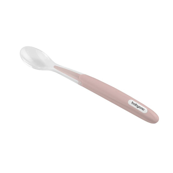 Lžička silikonová s měkkým koncem 6m+Baby Ono