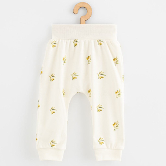 Kojenecké kalhoty z organické bavlny Olivy New Baby