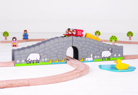 Farma most s tunelem Bigjigs Rail