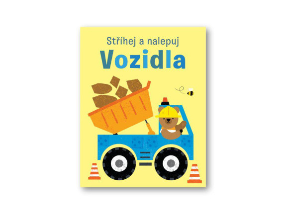 Stříhej a nalepuj - Vozidla Jessica Greenwell, ilustrace Henry Rancourt