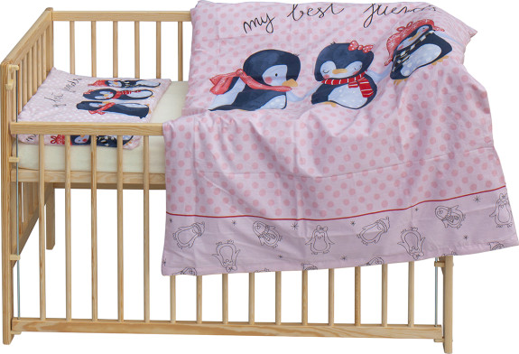 Dětská postýlka s kompletní výbavou 120 x 60 cm Scarlett Pimpi