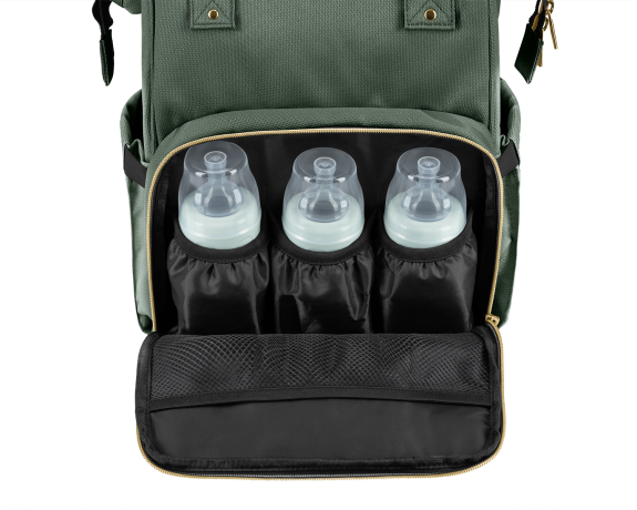 Přebalovací batoh Siena Army Green KikkaBoo