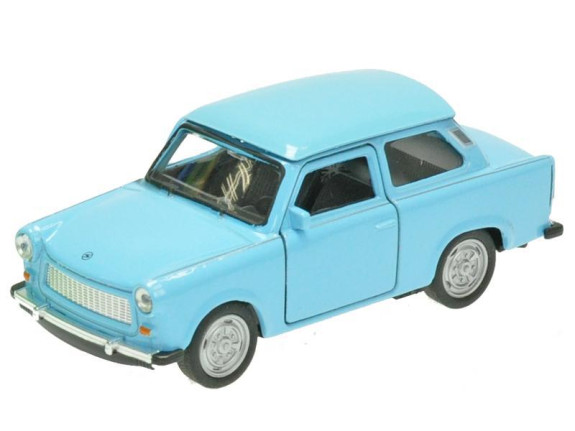Auto Trabant 11cm kov na zpětné natažení