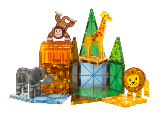 Magnetická stavebnice Safari 25 dílů Magna-tiles