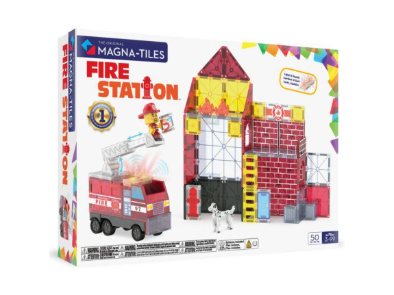 Magnetická stavebnice Fire Station 50 dílů