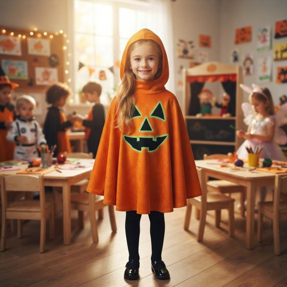 Dětský karnevalový převlek Orange Halloween Scary Pumpkin FunCo