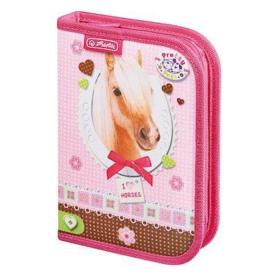 Plný penál, 1 chlopeň, Pretty Pets Herlitz