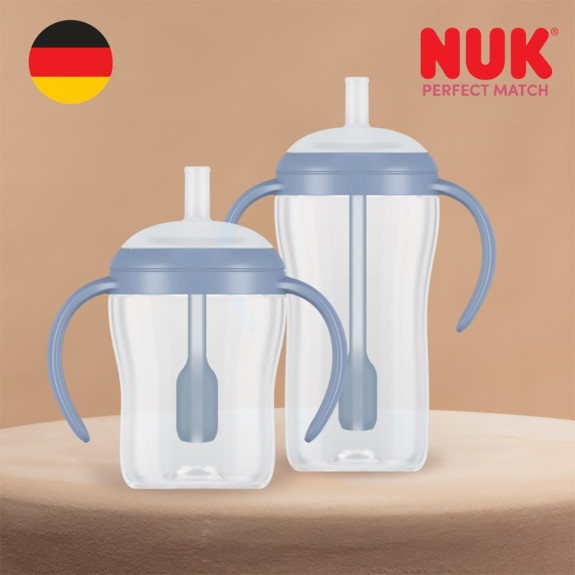 Kojenecká láhev na učení s brčkem 150 ml NUK Perfect Match