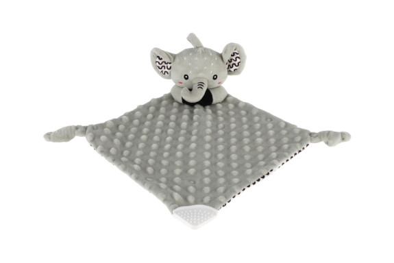 Usínáček babyted kousátko, chrastítko plyš 25x25 cm 0 m+
