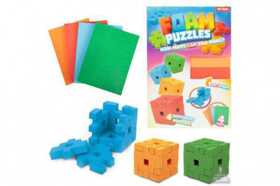 Stavebnice puzzle 3D pěnové kostka
