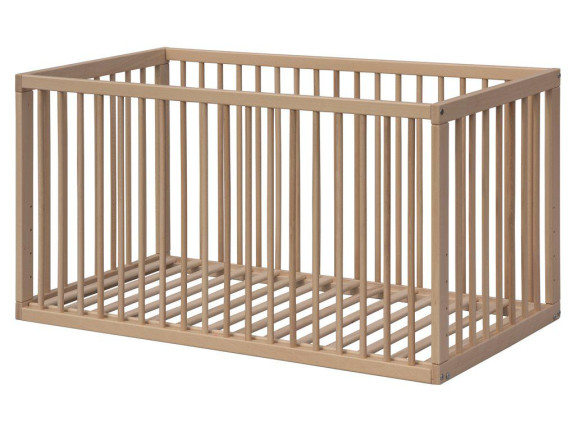 Dětská postýlka Scarlett Kombi s vyndavacími příčkami buk - přírodní 120 x 60 cm